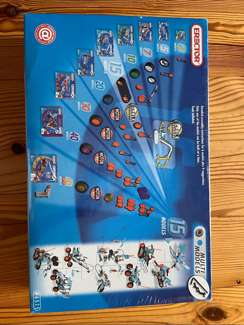 Erector Multi-Model Building Set - 15 Models - Picture 2 of 2